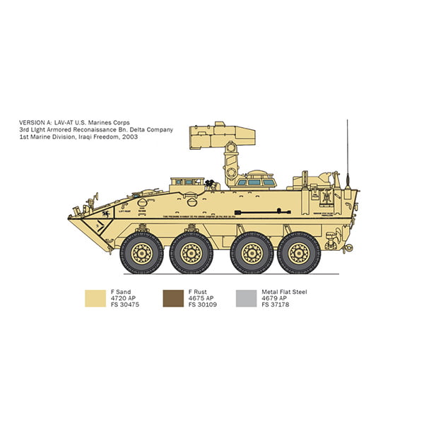 Italeri LAV-AT Echelle 1:35 6588