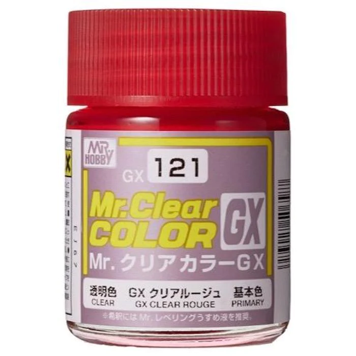 Mr Color GX Clear Rouge Primary GX121 | Sunward Hobbies