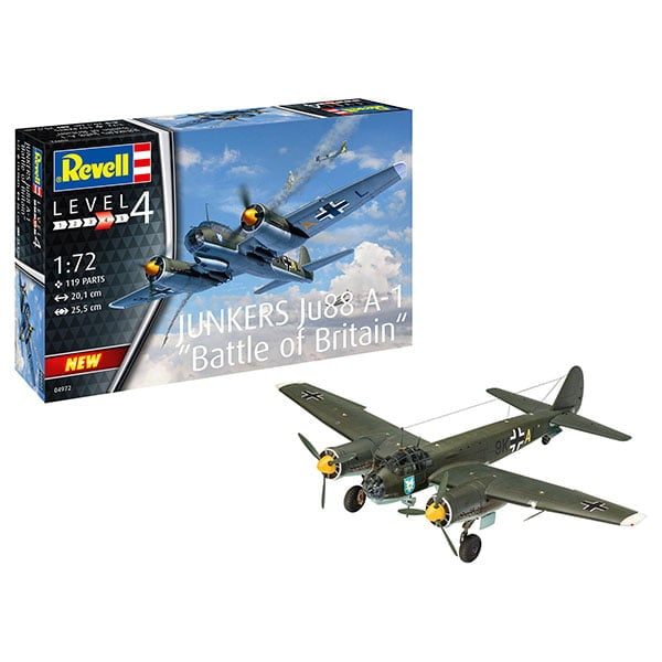 Revell Junkers Ju88 A-1 Battle of Britain 1:72 Scale RVG 04972