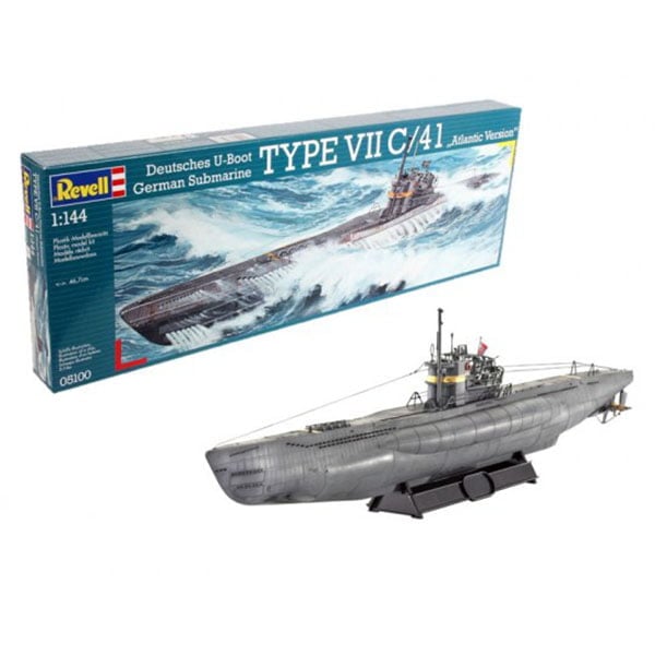 Revell Deutsches U-Boot German Submarine Type VII C/41 1/144 Scale RVG 05100