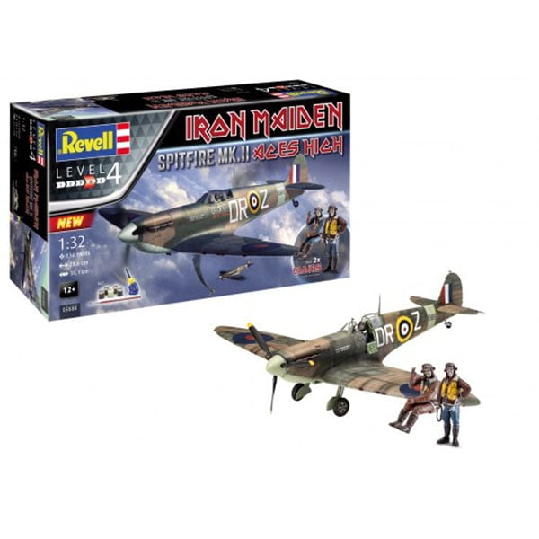 Revell Iron Maiden Spitfire MK.II Aces High 1:32 Scale RVG 05688