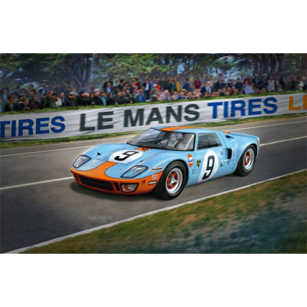 Revell Ford GT40 Le Mans 1968 and 1969 1:24 Scale RVG 07696