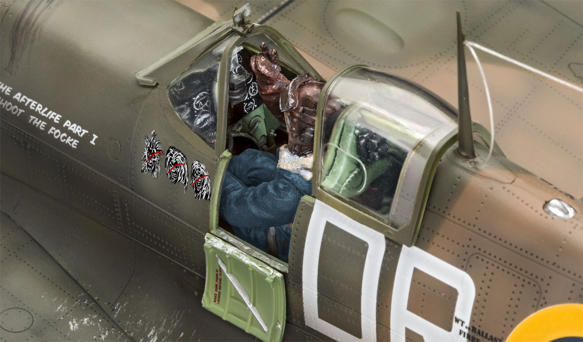 Revell Iron Maiden Spitfire Mk.II Aces High 1:32 Scale RVG 05688 Cockpit