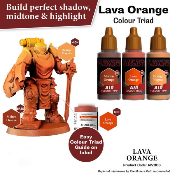 The Army Painter Air Lava Orange 18ml AW1106