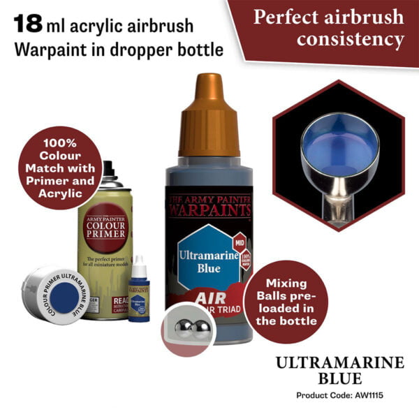 The Army Painter Air Ultramarine Blue 18ml AW1115