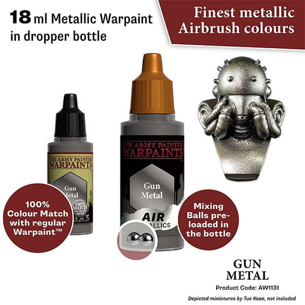 The Army Painter Metallic Air Gun Metal 18ml AW1131