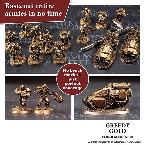 The Army Painter Metallic Air Greedy Gold 18ml AW1132