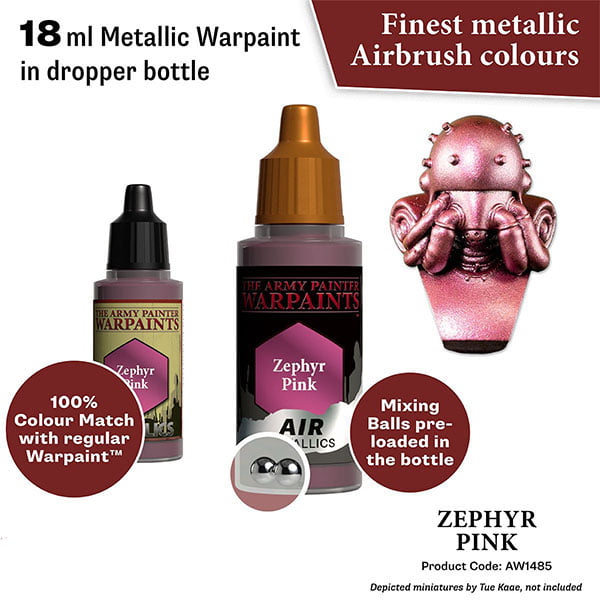 The Army Painter Metallic Air Zephyr Pink 18ml AW1485