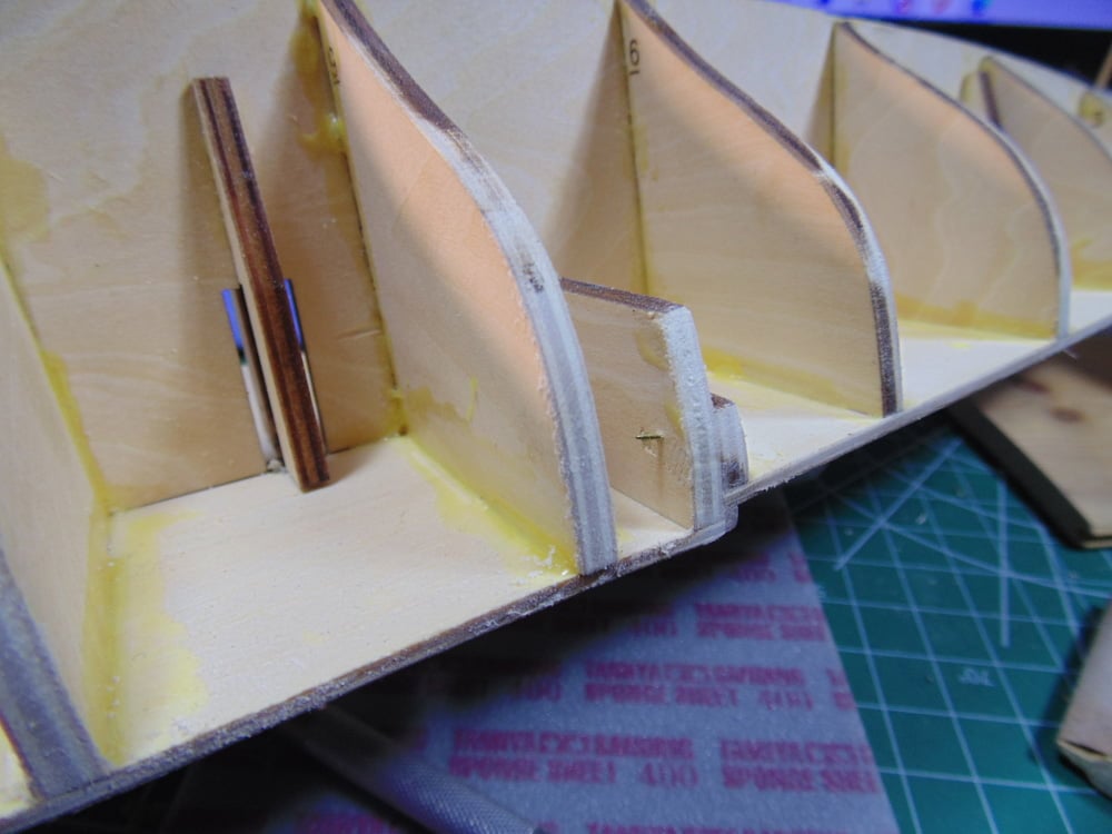 Partially Sanded Side Supports