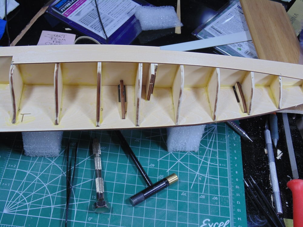 Side View with Tools Under the Model
