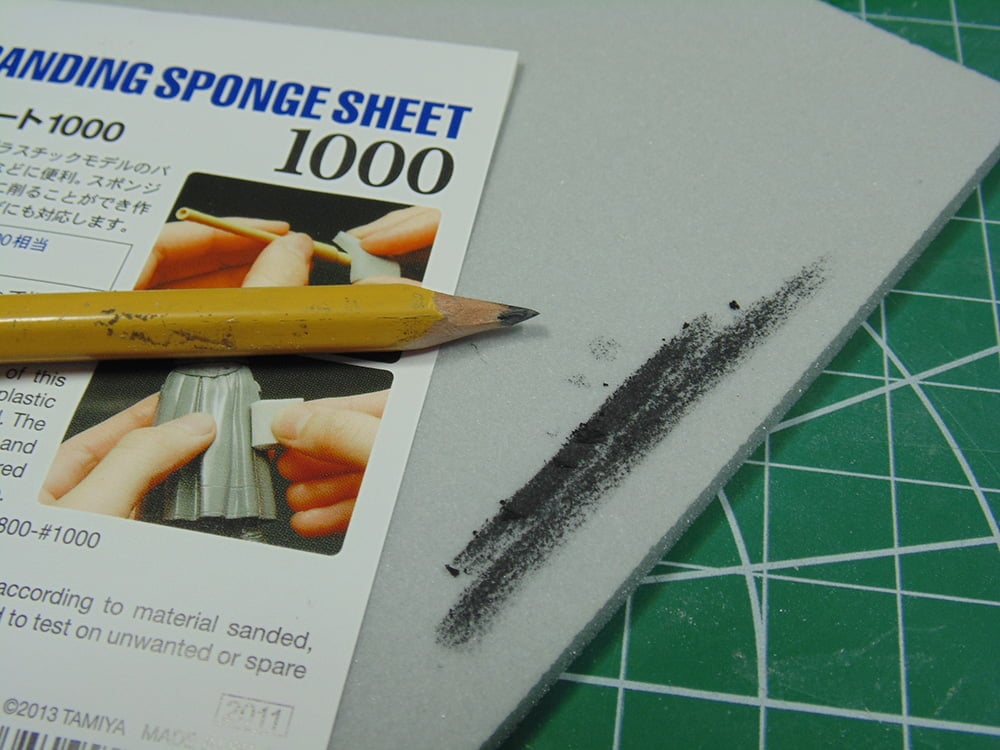 Sharpened Pencil with 1000-Grit Paper