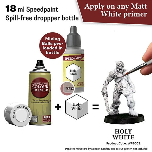 The Army Painter Speedpaint Holy White 18ml WP2003