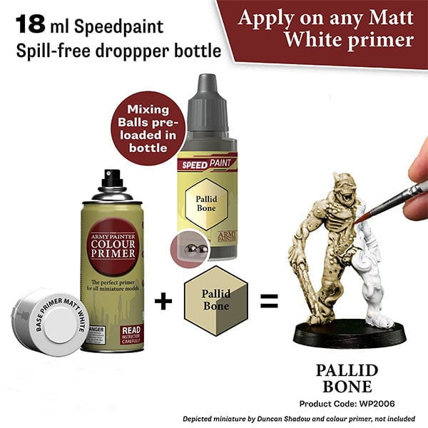 The Army Painter Speedpaint Pallid Bone 18ml WP2006