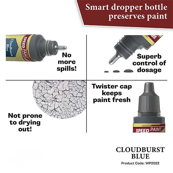 The Army Painter Speedpaint Cloudburst Blue 18ml WP2022