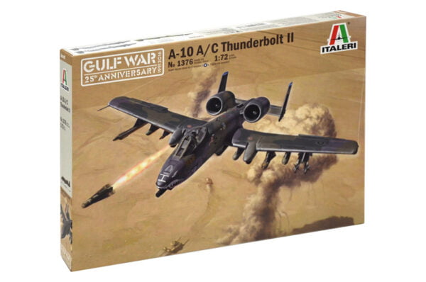 Italeri A-10 A/C Thunderbolt II Gulf War 25th Anniversary 1:72 Scale 1376