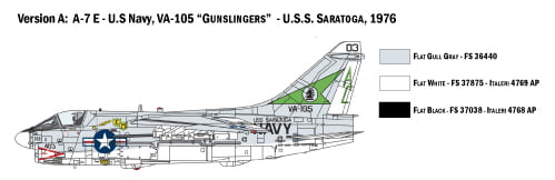 Italeri A-7E Corsair II 1:72 Scale 1411