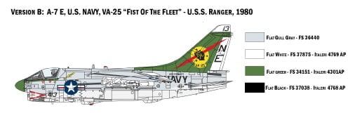 Italeri A-7E Corsair II 1:72 Scale 1411