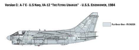 Italeri A-7E Corsair II 1:72 Scale 1411