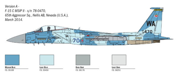 Italeri F-15C Eagle 1:72 Scale 1415