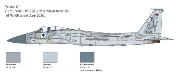 Italeri F-15C Eagle 1:72 Scale 1415