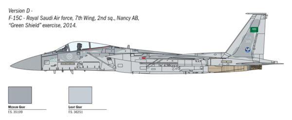 Italeri F-15C Eagle 1:72 Scale 1415