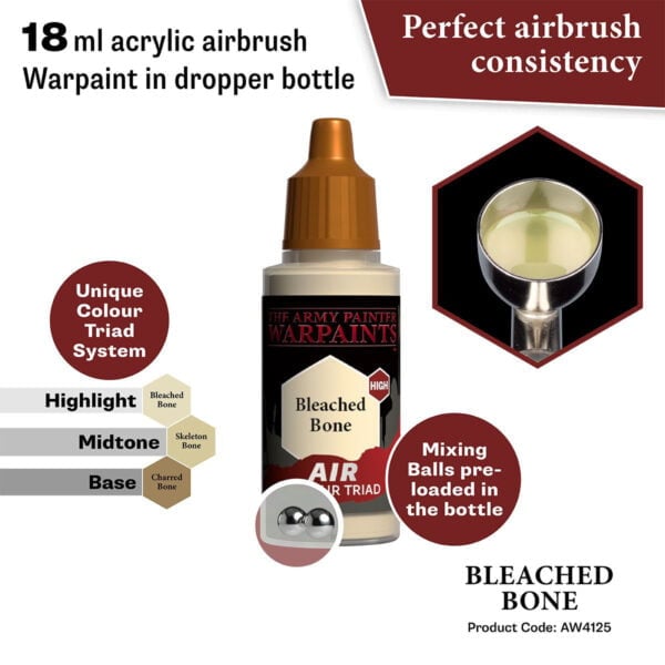 The Army Painter Air Bleached Bone 18ml AW4125