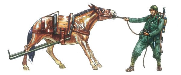 Italeri Breda 20/65 Mod 35 avec équipage 3 figurines échelle 1:35 6464