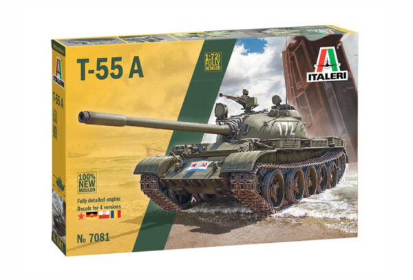 Italeri T-55 char de combat principal échelle 1:72 7081