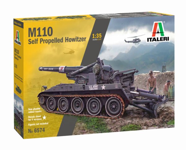 Italeri M110 Self Propelled Howitzer 1:35 Scale 6574