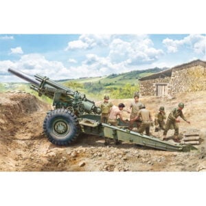 Italeri M1 155mm Howitzer with 6 Figures 1:35 Scale 6581