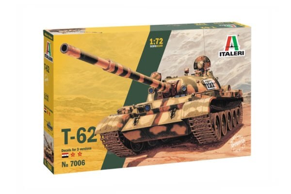 Italeri R T-62 Tank 1:72 Scale 7006