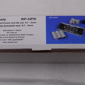RP Toolz Hexagonal Punch and Die Set 0.7 - 2mm RP-HPD
