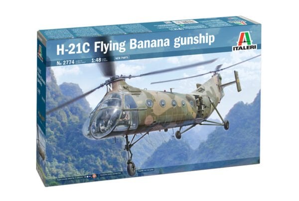 Italeri H-21C Flying Banana Gunship Échelle 1:48 2774