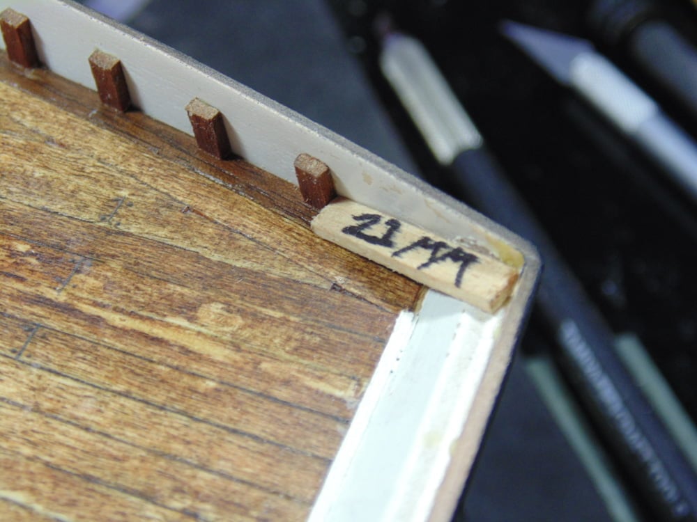 21mm Wood Spacer at Stern Plate