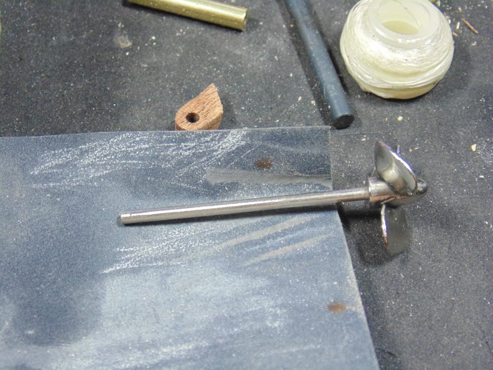 Scuffed Shaft on Sandpaper