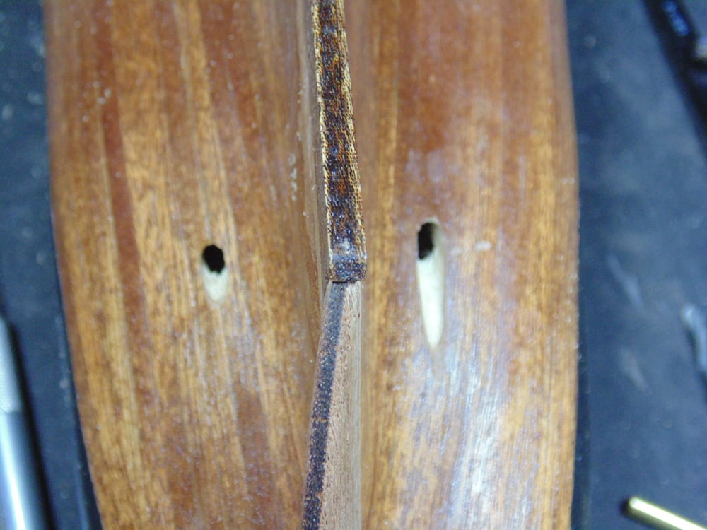 Completed and Started Tube Holes