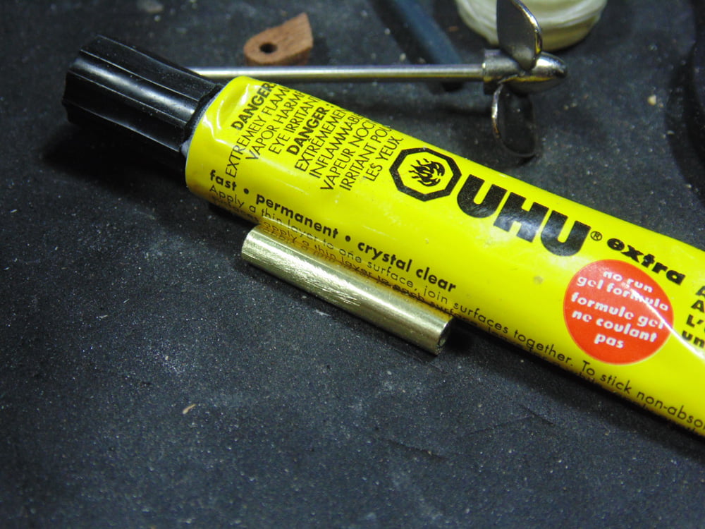 Uhu Cement with Brass Tube