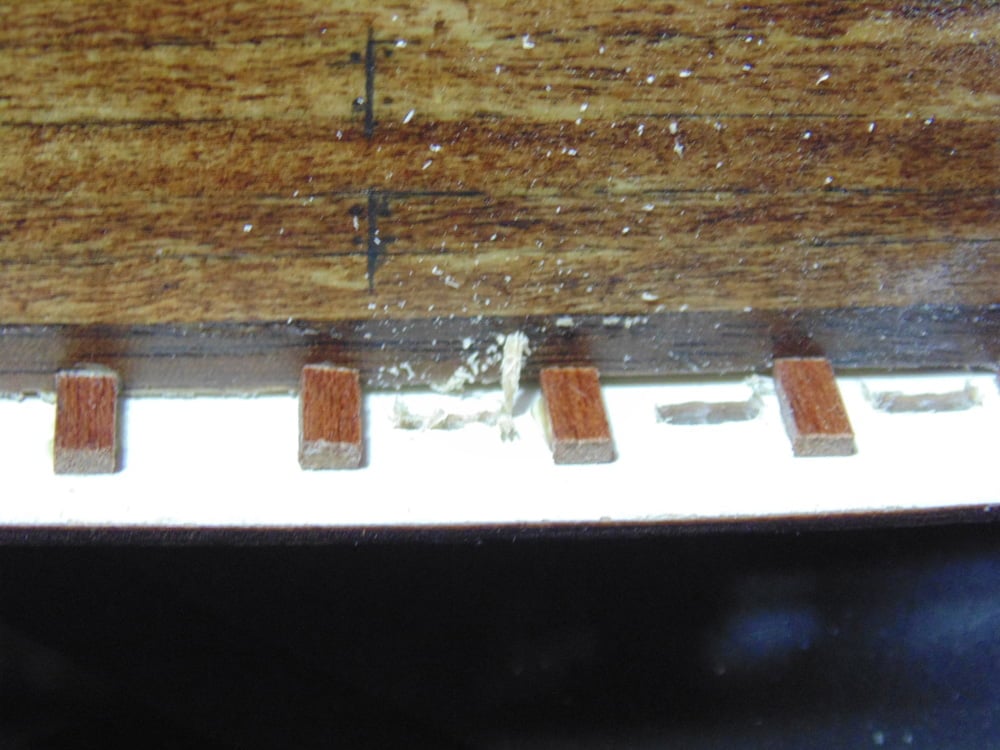 Holes Between Stanchions Closer to the Deck