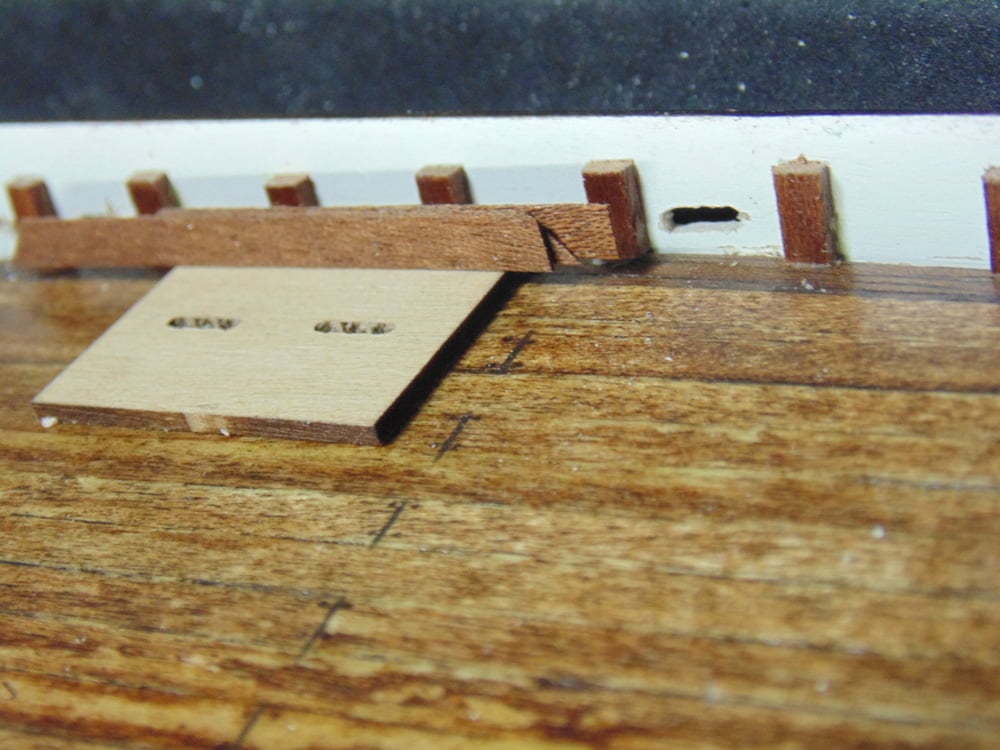 Template on Deck with Spacers