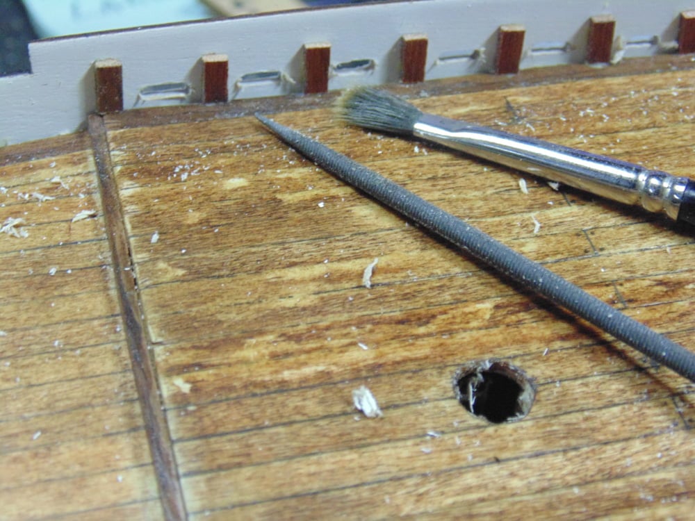 Brush and File on Deck