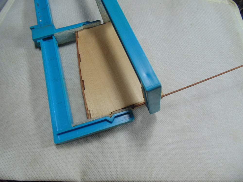 F Clamps on Sapelly Planks