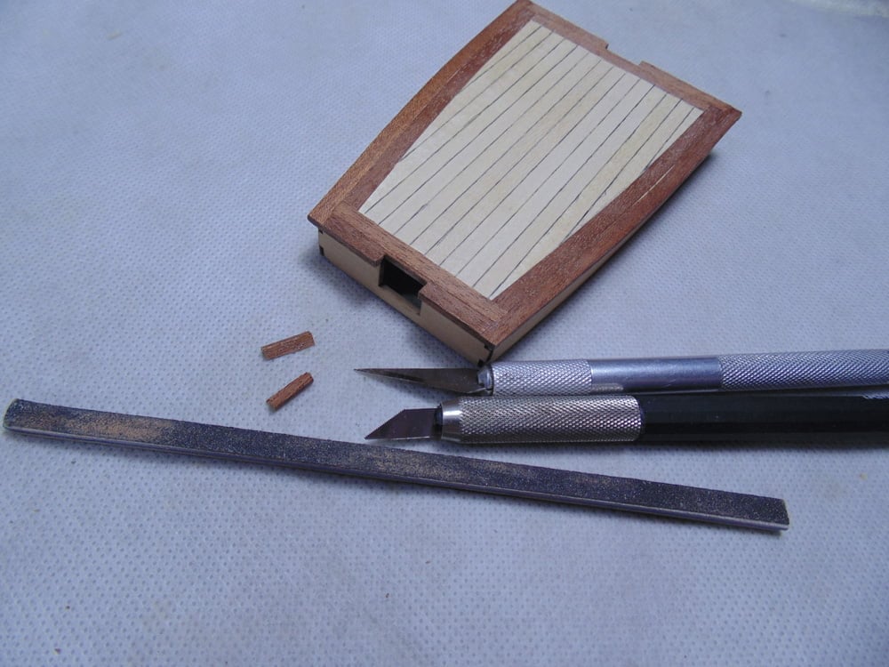 Saw and Sanding Stick on Upper Deck