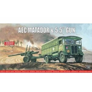 Airfix AEC Matador and 5.5 inch Gun 1/76 Scale A01314V