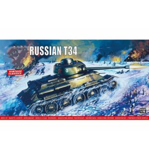 Airfix Russian T34 Tank 1/76 Scale A01316V