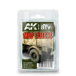 AK Interactive Mud Effects Weathering Set AKI 061