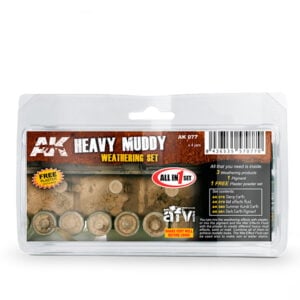 AK Interactive Heavy Muddy Weathering Set AKI 077
