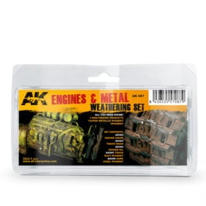 AK Interactive Engines and Metal Weathering Set AKI 087