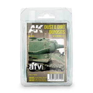 AK Interactive Dust and Dirt Deposits Weathering Set AKI 4060