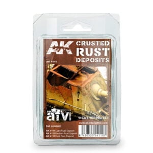 AK Interactive Crusted Rust Deposits Weathering Set AKI 4110