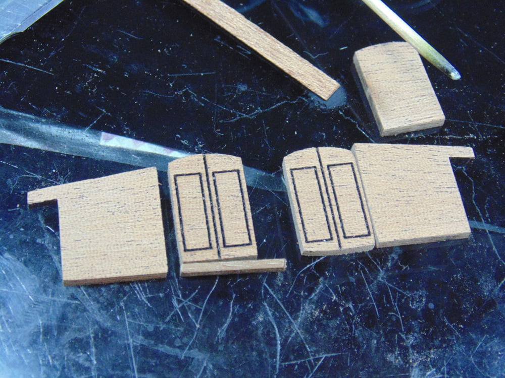 Door and wall part with batting